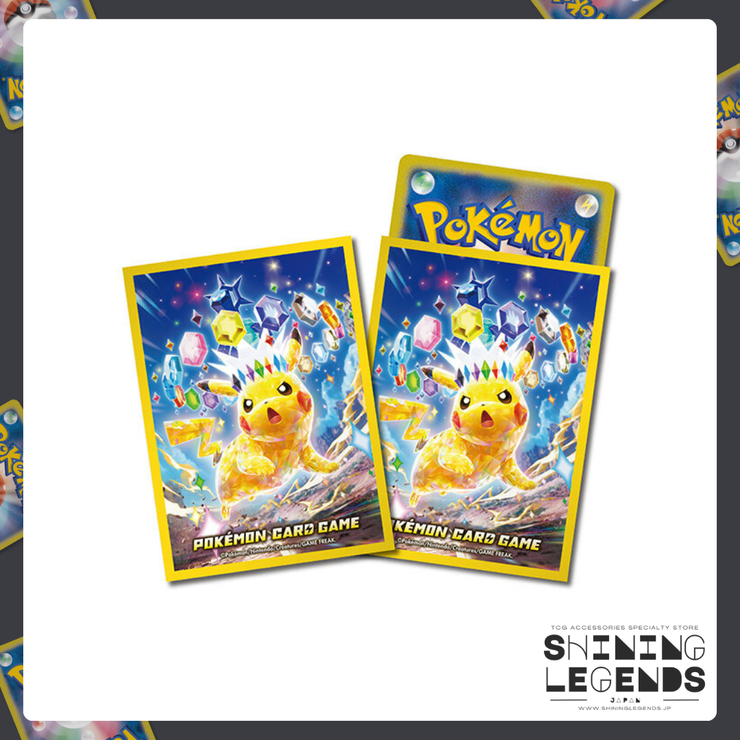 「Terastallize Pikachu」Premium Gloss 64 Card Sleeves Pack