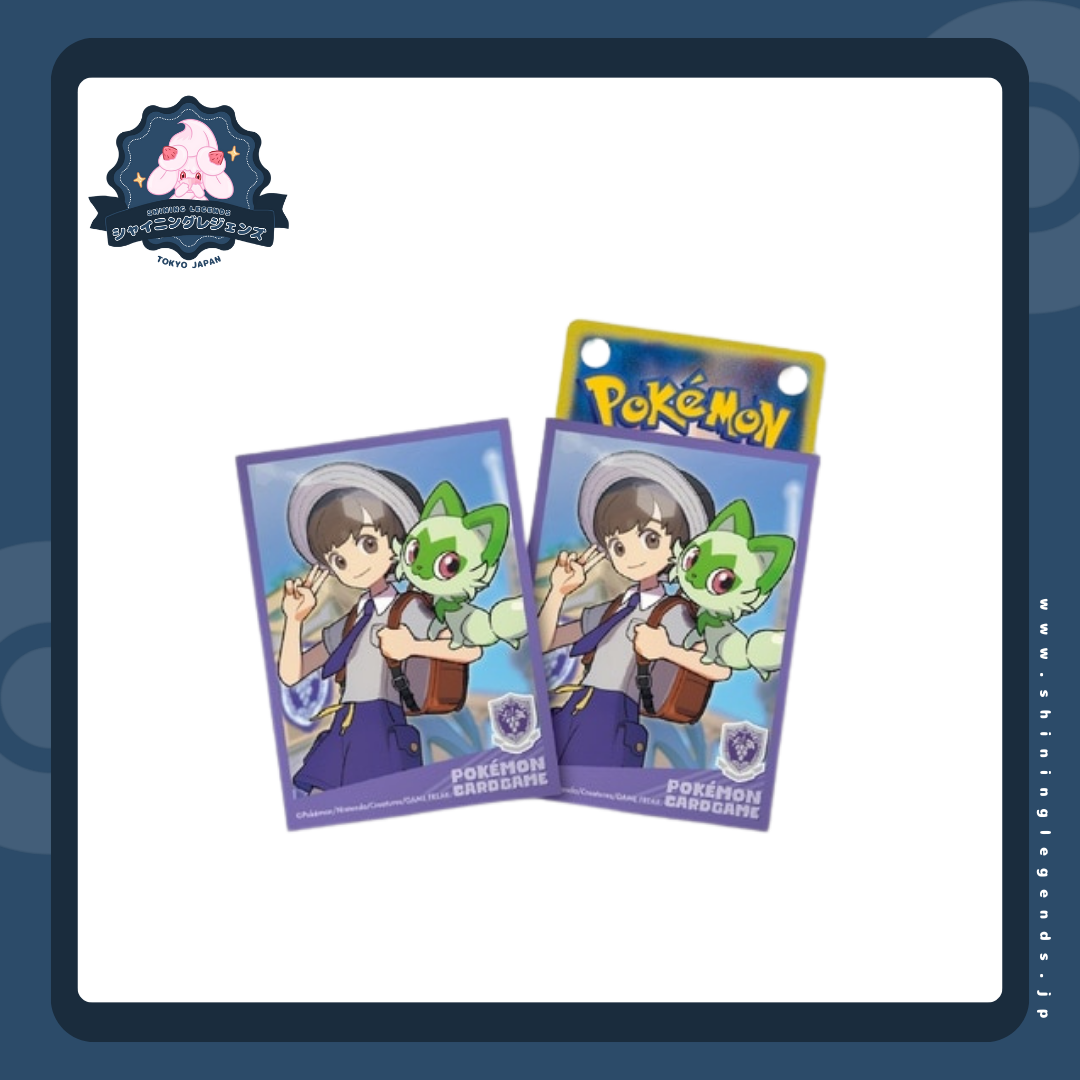 「POKÉMON TRAINERS: Florian & Sprigatito」64 Card Sleeves Pack