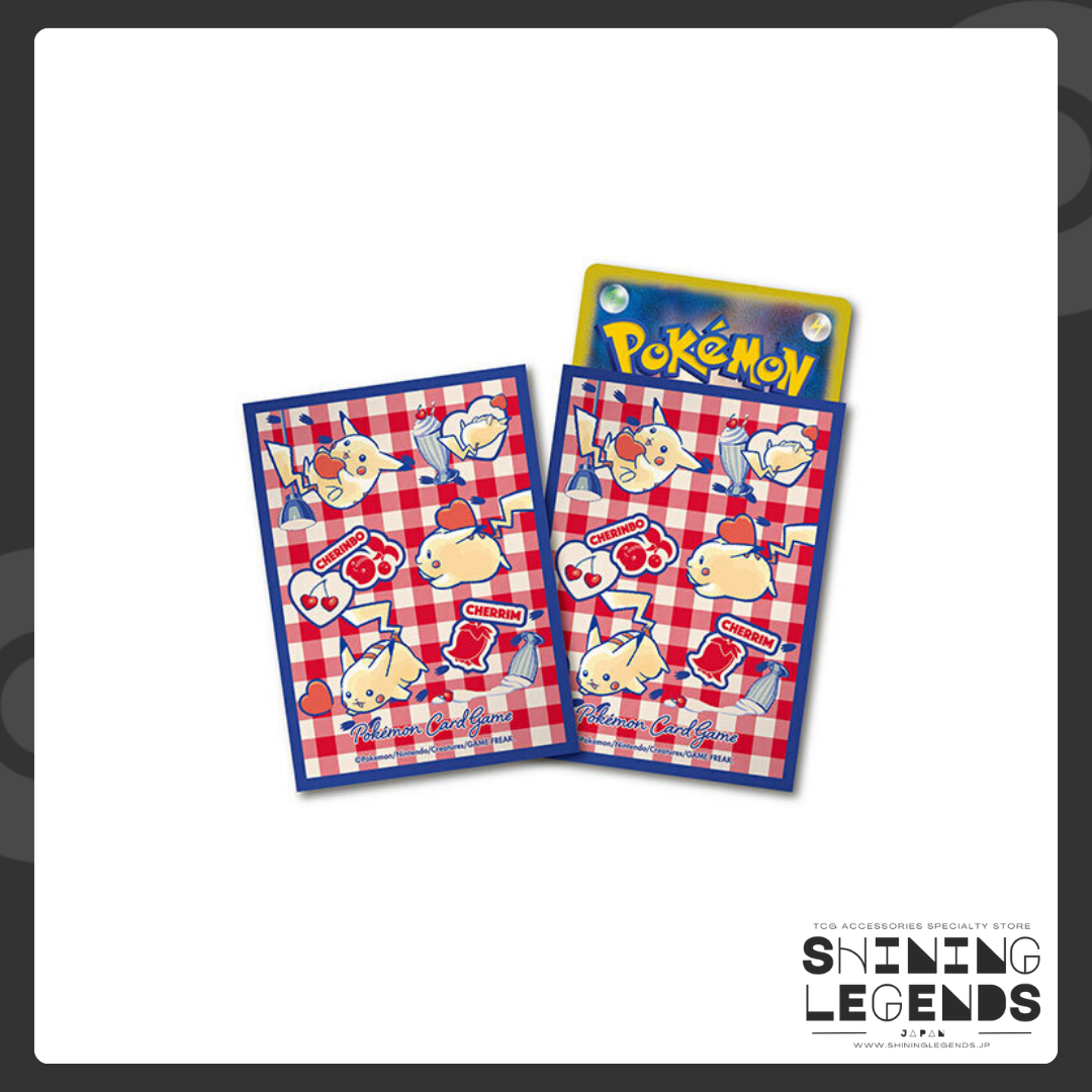 「Pikachu & Heart」64 Card Sleeves Pack