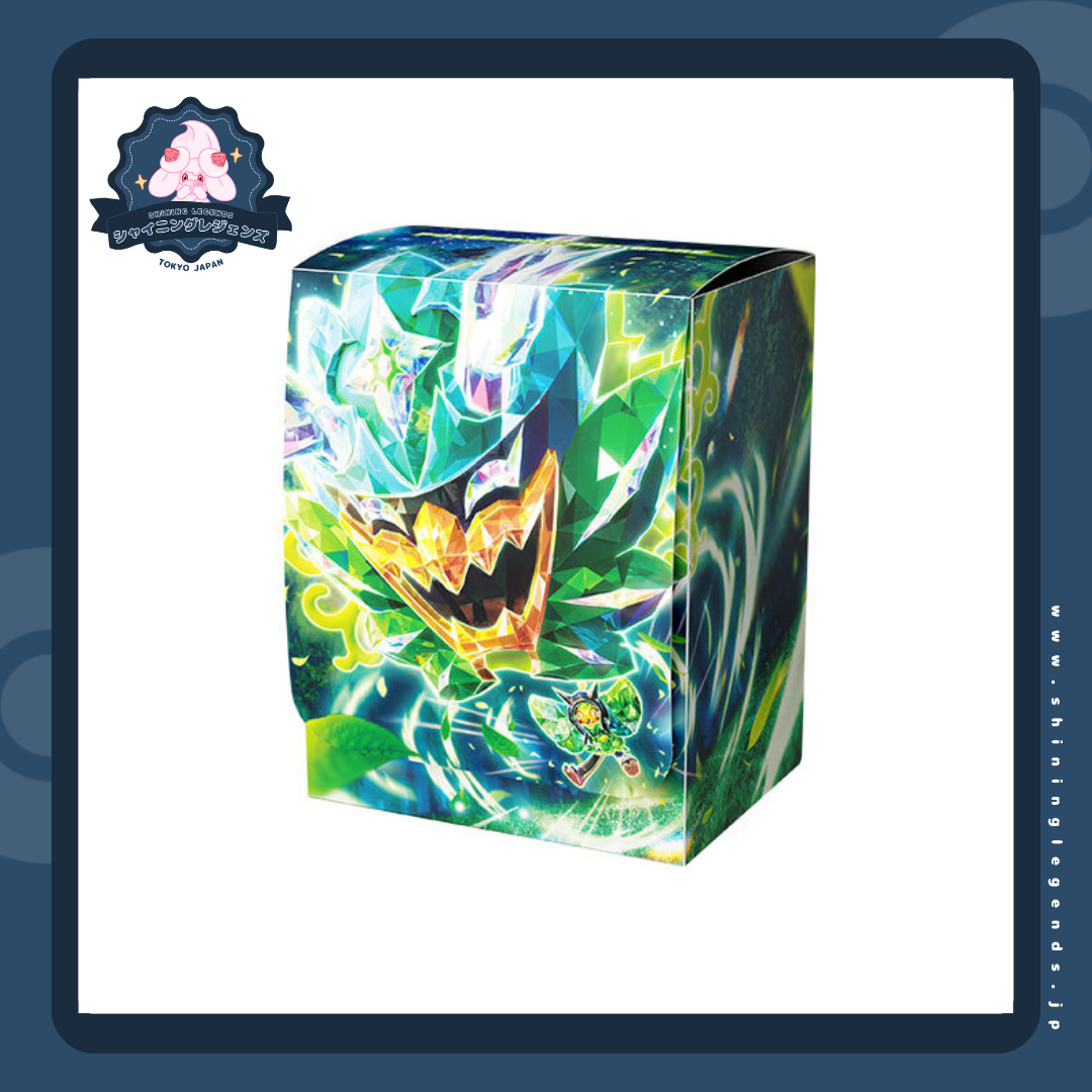 「Terastallize Ogerpon - Teal Mask」TCG Accessories Bundle: Card Sleeves, Deck Box