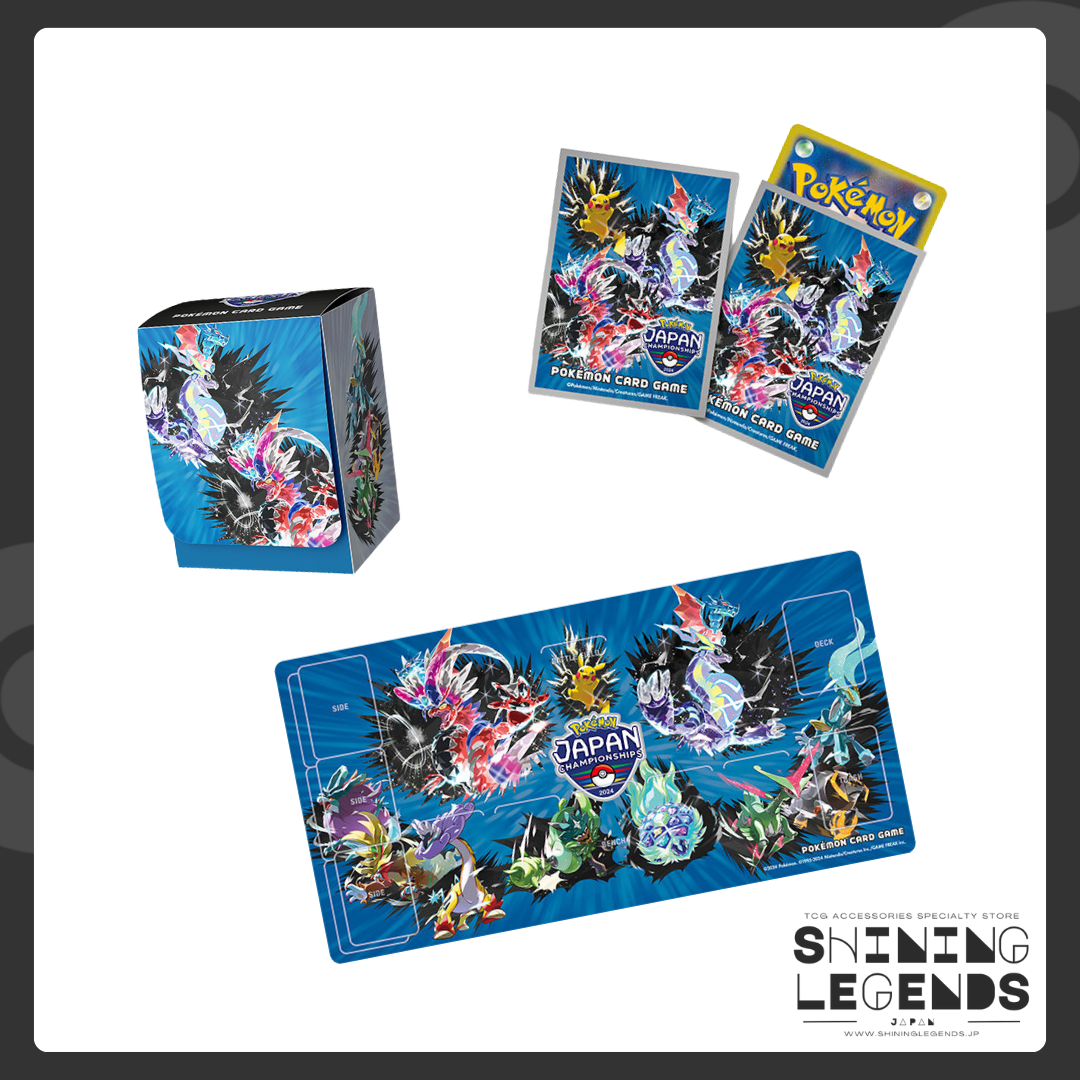 「PJCS 2024」TCG Accessories Bundle: Card Sleeves, Deck Box, Playmat