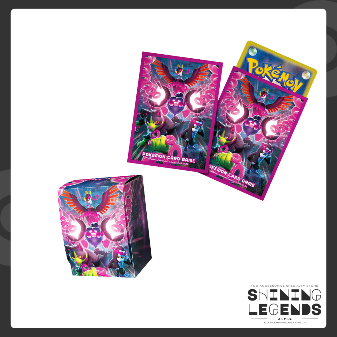 「Pecharunt & Okidogi & Munkidori & Fezandipiti」TCG Accessories Bundle: Card Sleeves, Deck Box