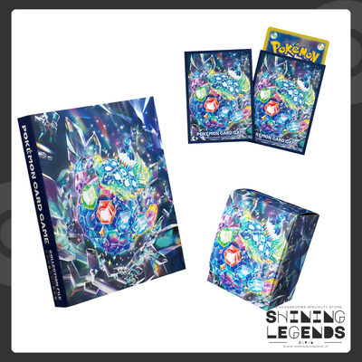 「Terapagos Stellar Form」TCG Accessories Bundle: Card Sleeves, Deck Box, Binder